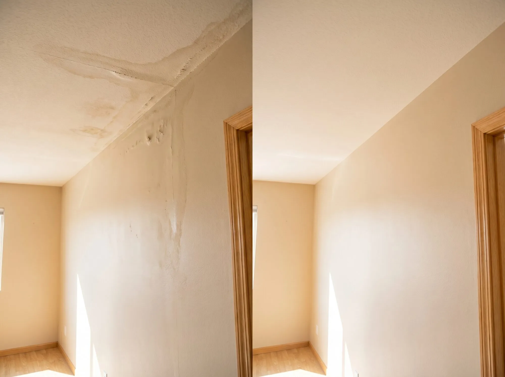 Wind-driven rain intrusion repair